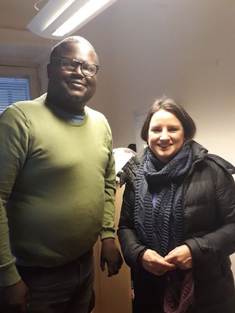 Mein Anleiter in Intro Stockholm (Bild: Maren H.)