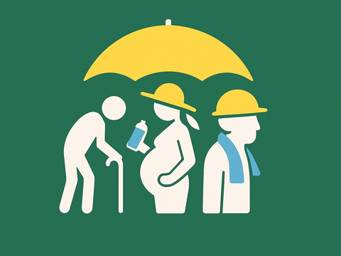 Hitzetipps für besondere Personengruppen - Logo