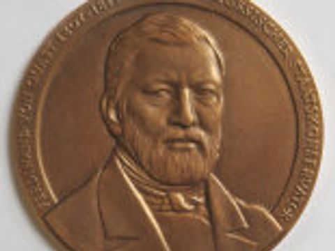 Ferdinand-von-Quast-Medaille aus Bronze, Vorderseite