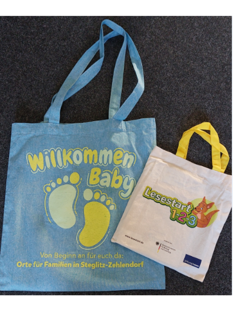 Willkommen Baby-Tasche