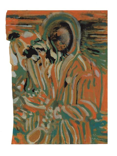 Ercan Arslan, Acryl auf Papier, 2023 (Bild: Ercan Arslan)