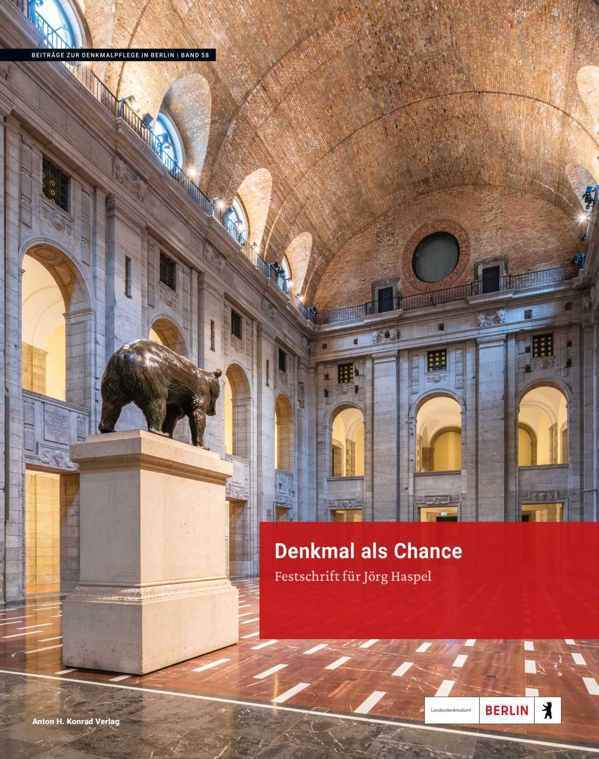 Cover der Festschrift für Jörg Haspel: Denkmal als Chance, 2023