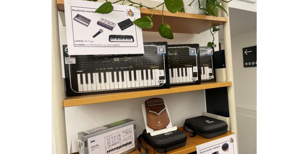 Musikinstrumente Verleih