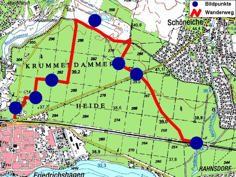 Wanderkarte (Bild: Berliner Forsten)