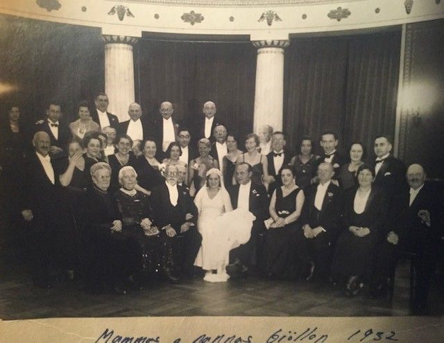 Die Hochzeit 1932: Ruth und Lo im Kreise von Familie und Freunden
