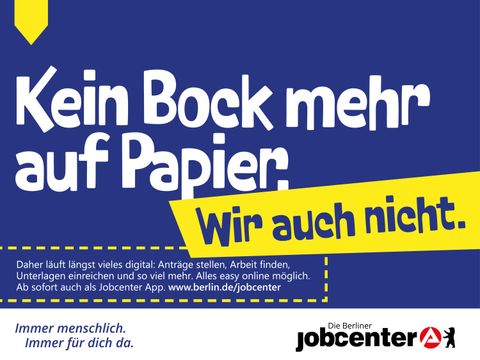 Spruch zur Einführung der Jobcenter App