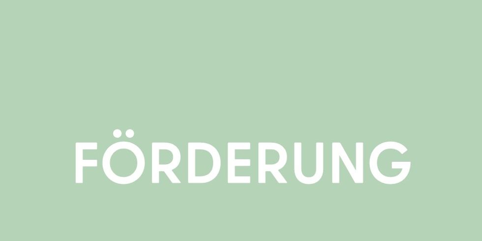 Hintergrundbild - Förderung, hellgrün