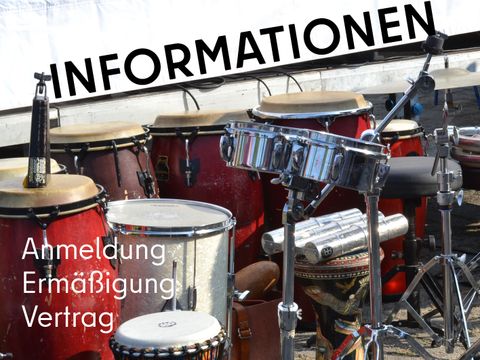 Information im Hintergrund Trommeln
