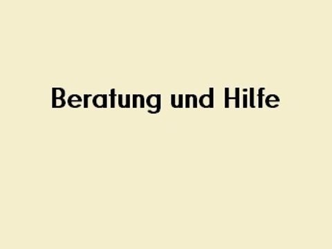 Beratung und Hilfe