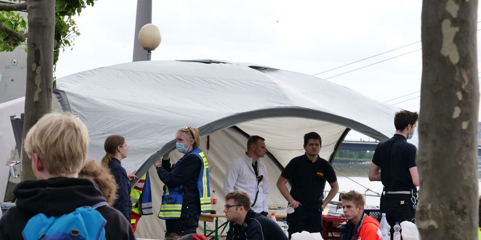 Symbolbild Sanitätsdienst bei einer Veranstaltung