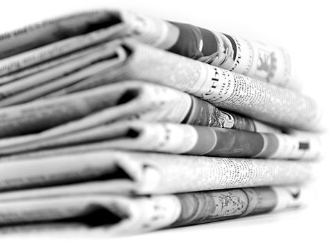 Zeitungsstapel
