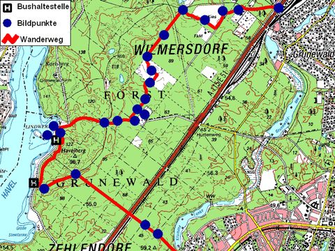 Wanderkarte (Bild: Berliner Forsten)