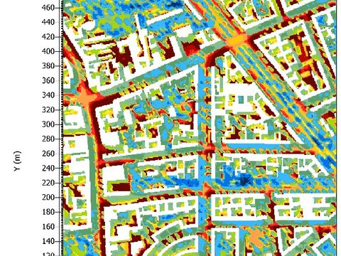 Simulation Temperatur in Planungsvariante