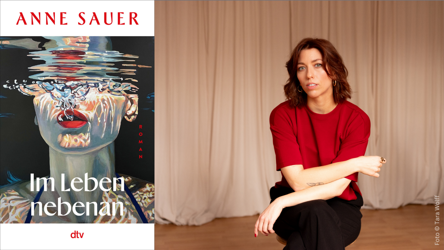 Buchcover und Autorinnenfoto