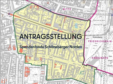 Antragsstellung Spendenfonds Schöneberger Norden