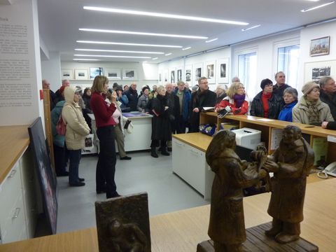 In der Kommunalen Galerie Berlin, 9.2.2013, Foto: KHMM