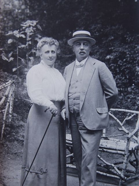 Salomea Meyer geb. Heymann mit Siegfried Meyer – Anfang 1900 (Bild: Archiv Ulrich Meyer (USA))