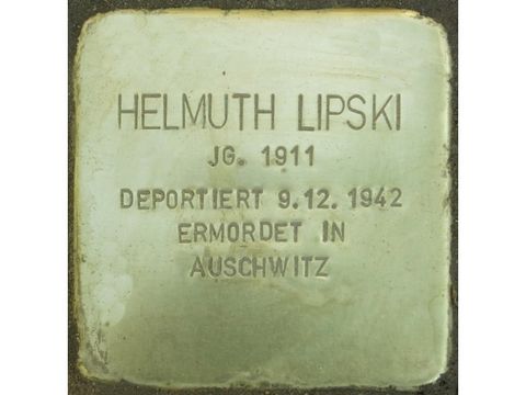 Stolperstein Helmuth Lipski (Bild: Stolpersteine-Initiative CW, Hupka)