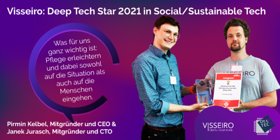 Gewinner*innen des Deep Tech Awards 2021