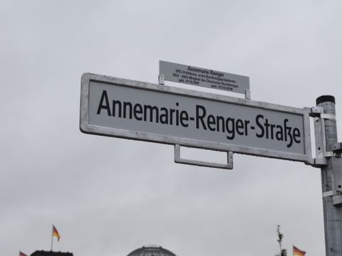 Eröffnung der Annemarie-Renger-Straße am 15. Oktober 2020