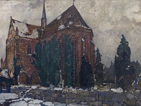 Kloster Chorin, Ernst Kolbe, Wandgemälde 007 (Bild: Mila Hacke, Mila Hacke Architektur-Fotografie, Berlin)