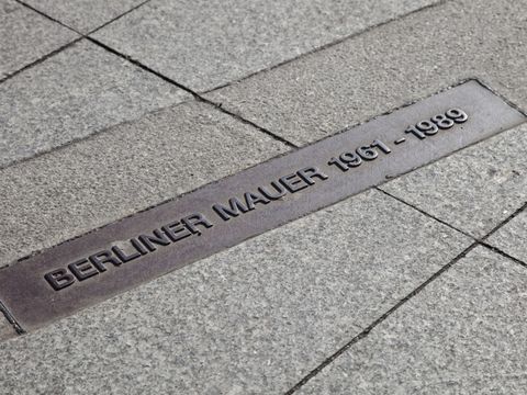 Markierung Mauerverlauf