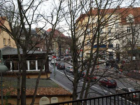 Aussicht vom Bahnsteig S-Bahnhof Zehlendorf