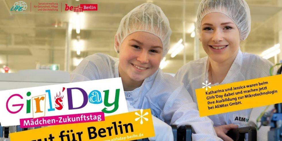 Plakat zum Girls'Day