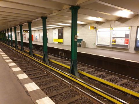 U2 Kaiserdamm, Bahnsteig