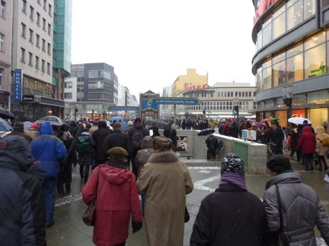 U-Bahnhof Wilmersdorfer Straße, 12.1.2013, Foto: KHMM