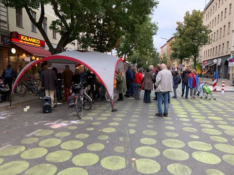 Real-Labor Begegnungszone Bergmannstraße