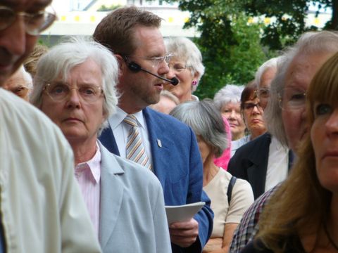Start am Heidelberger Platz mit Reinhard Naumann, Foto: KHMM