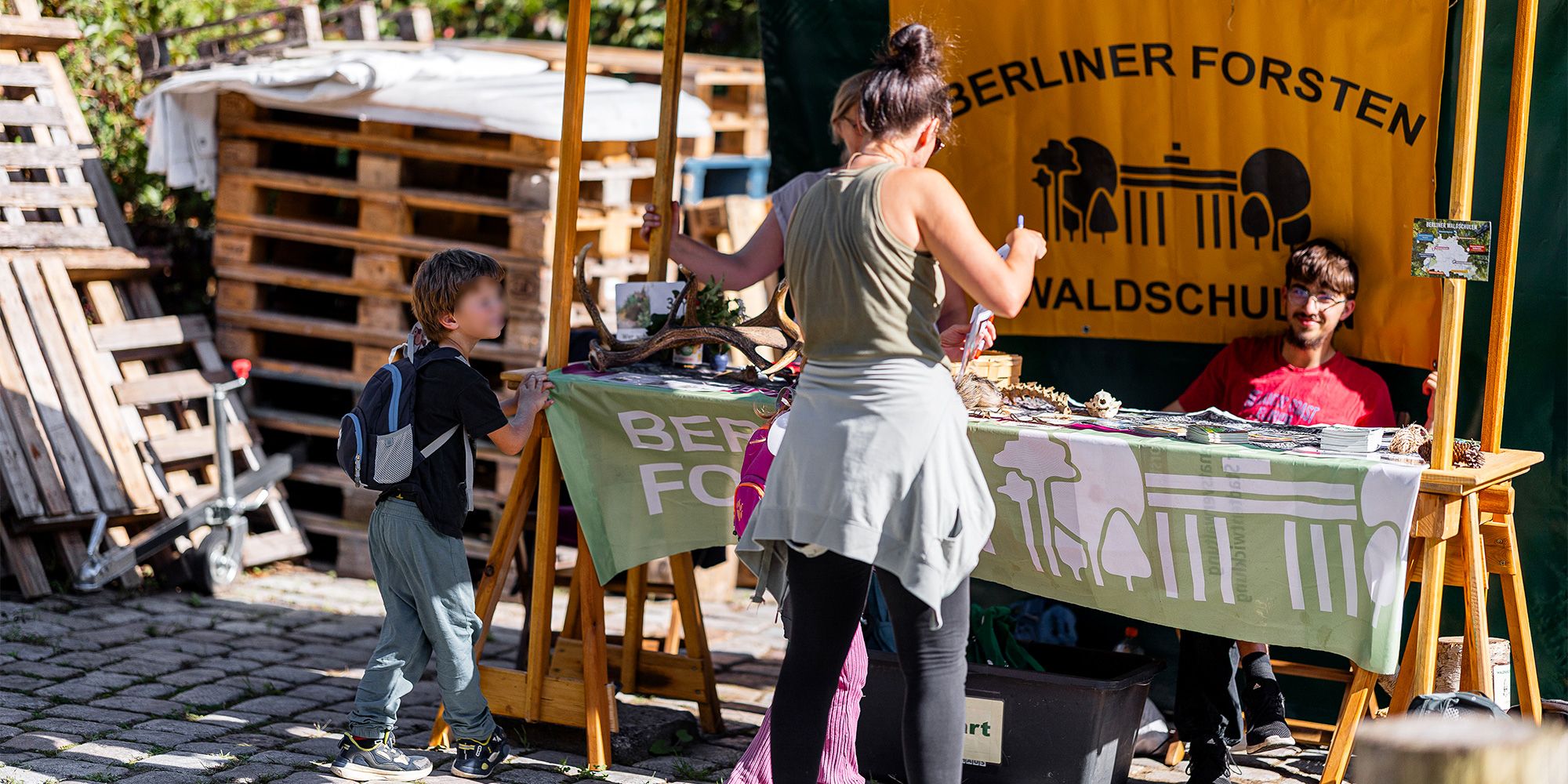 Informationsstand der Berliner Forsten