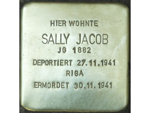 Stolperstein für Sally Jacob