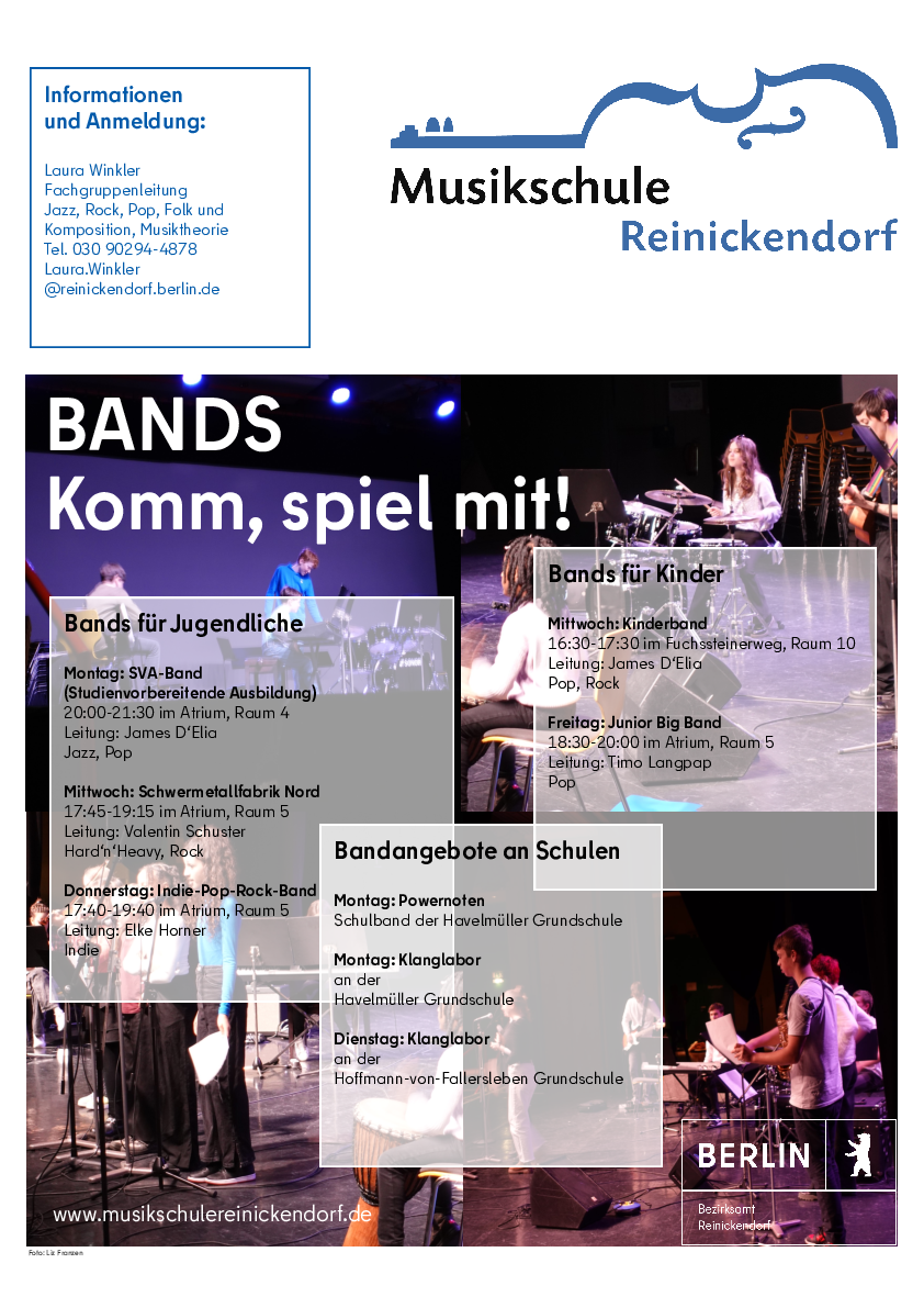Bands Kinder und Jugend