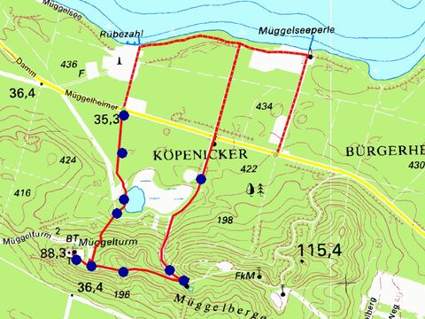 Wanderkarte (Bild: Berliner Forsten)