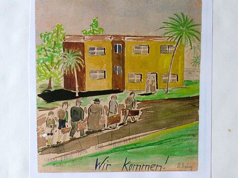 Yair Noam, Zeichnung "Diese Emigration"