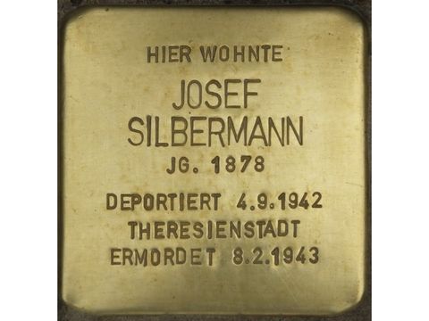 Stolperstein Josef Silbermann (Bild: Stolpersteine-Initiative CW, Hupka)