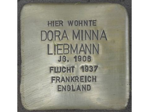 Stolperstein Dora Minna Liebmann (Bild: Stolpersteine-Initiative CW, Hupka)