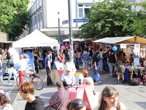 Publikum beim Europafest