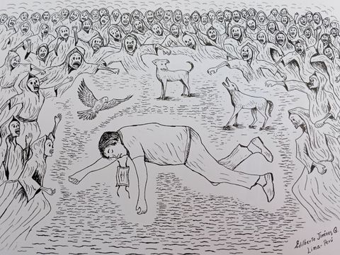 Titel: „Muy próximo a mí, cayó al suelo“ (Bild: Edilberto Jiménez)
