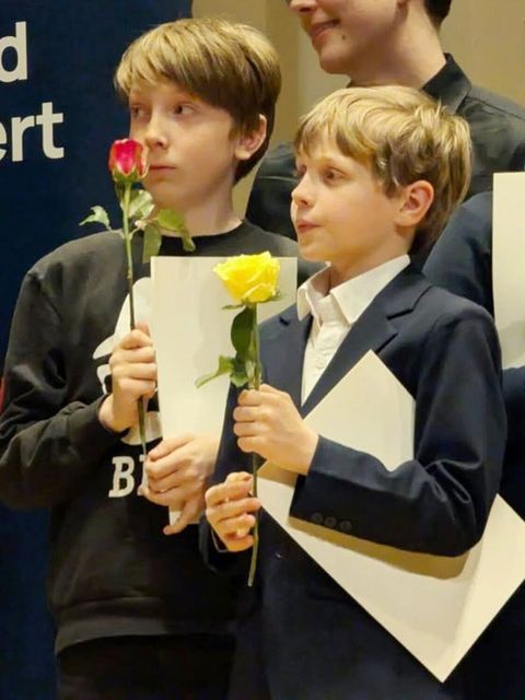 Musikschulschüler der Leo Kestenberg Musikschule bei der Preisverleihung (Bild: G. Bultmann)