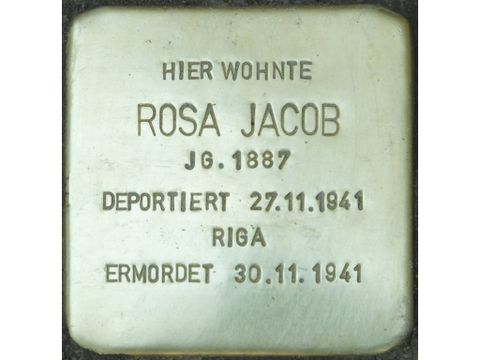 Stolperstein für Rosa Jacob