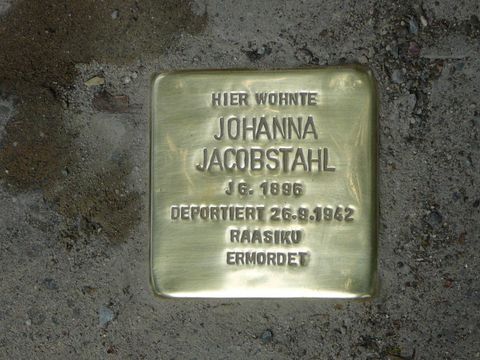 Stolperstein für Johanna Jacobsthal