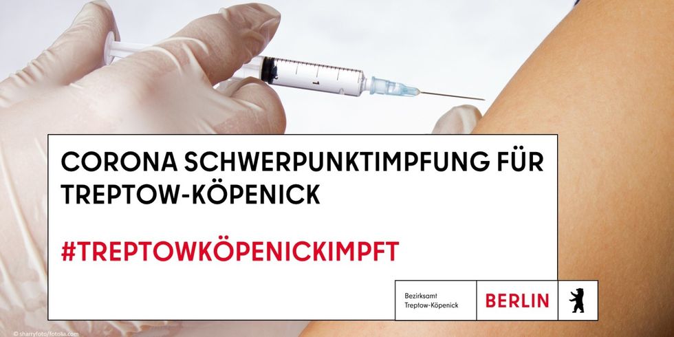 Schwerpunktimpfung gegen Corona für Treptow-Köpenickl