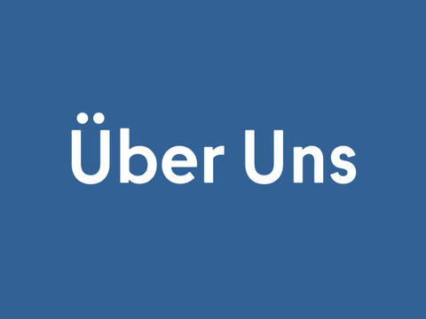Schriftzug Über Uns