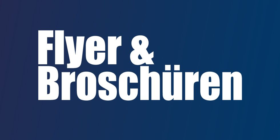 Flyer und Broschüren - Artikel Bild
