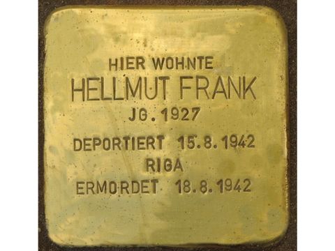 Stolperstein für Hellmut Frank (Bild: Stolpersteine-Initiative CW, Hupka)