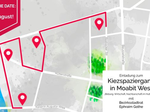 Kiezspaziergang mit Stadtrat Gothe