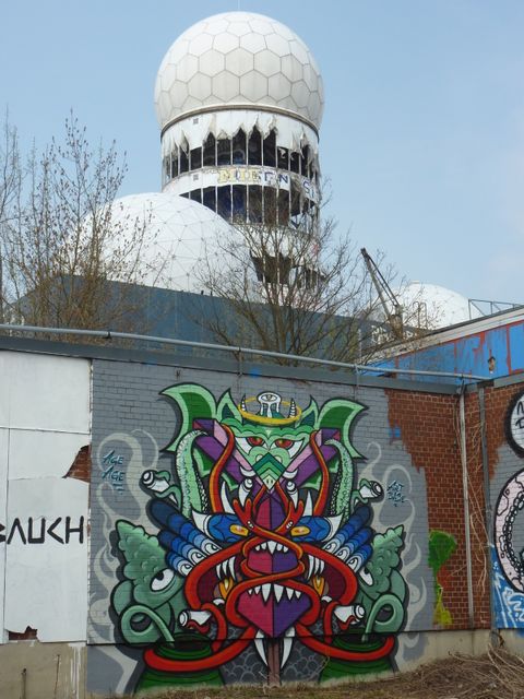 Ehemalige Radaranlage auf dem Teufelsberg, 22.4.2013, Foto: KHMM